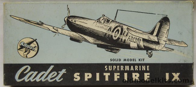 Cadet Supermarine Spitfire X, B-3 plastic model kit